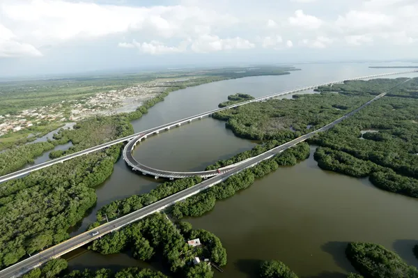 highway over land and water