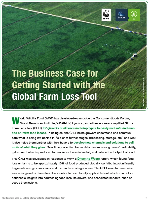 Report cover with image of farm fields