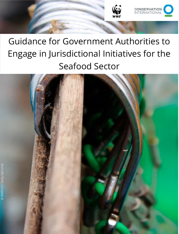 Report cover with photo of fishing equipment