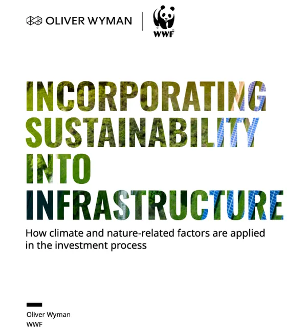 Title of report in letters filled with forest imagery