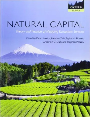 A report cover showing manicured rows of green plants in the foreground with a large, snow-covered peak in the background
