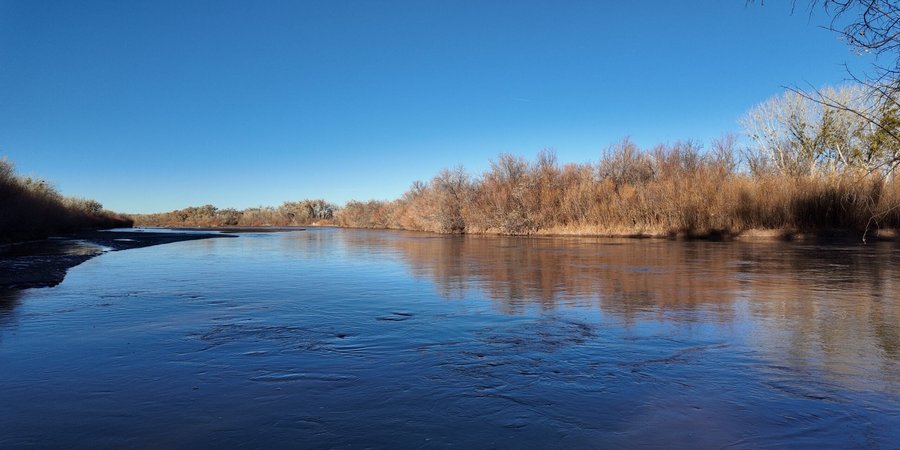 landscape photo of the Rio Grande river