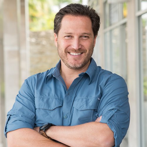 A photo of a smiling man