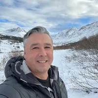 Steve MacLean standing in a snowy landscape