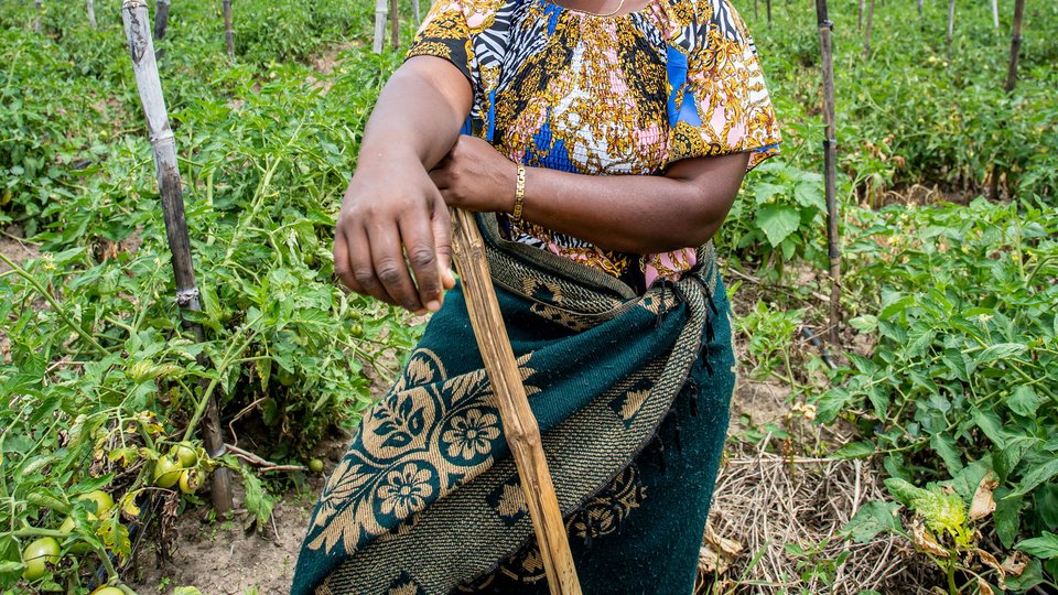 Lidia Kivinge is a member of the Village Savings and Loan Association in Utosi Village, Tanzania.