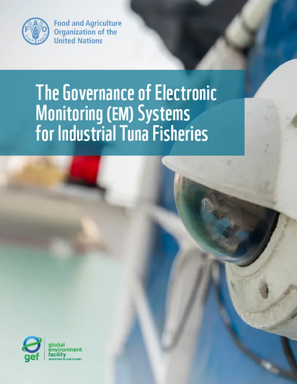 Report cover with monitoring camera