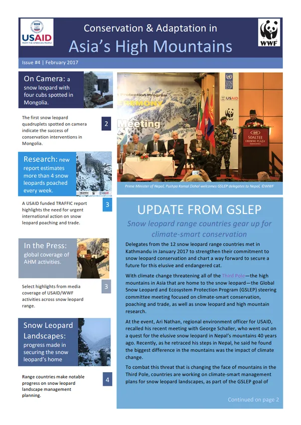 report cover featuring table of contents and image of speaker at podium aside onstage panel
