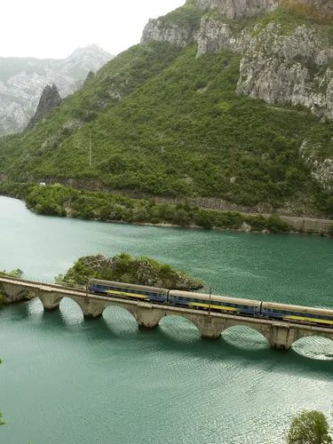 Grabovica artificial lake (Neretva river), Bosnia and Herzegovina