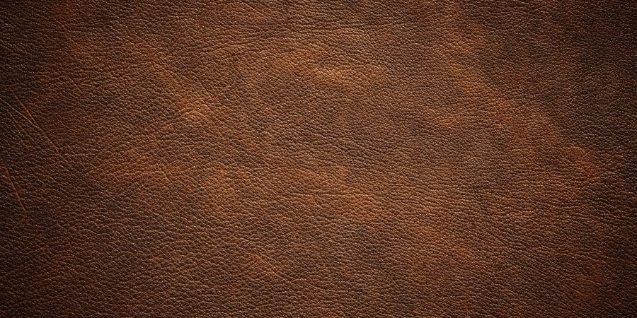 Brown leather with a fine grain and texture.