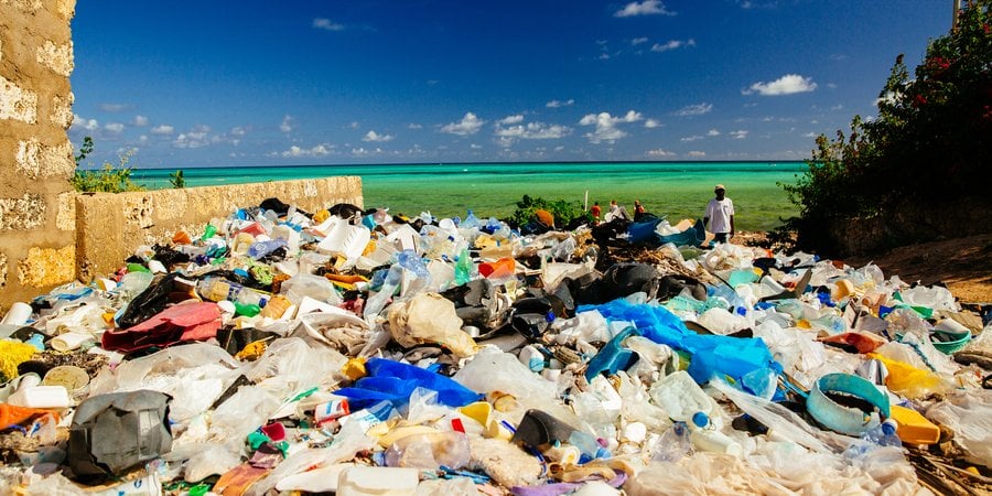 plastic washed up on beach WW274944 Greg Armfield
