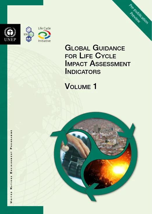 A report cover with a faint outline of a globe and a graphic featuring a city, fire, and a computer keyboard with a green arrow border